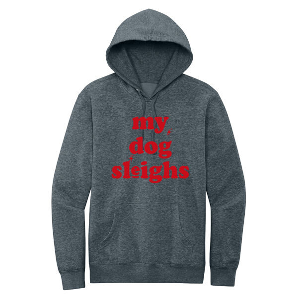 my dog sleighs Hoodie Thumbnail